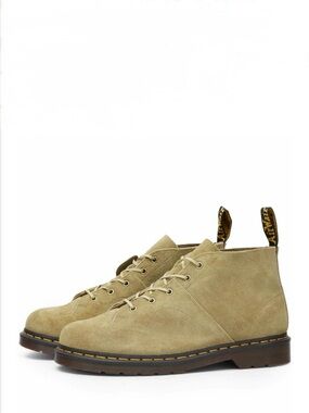 DR. MARTENS Church Monkey Boot Light Olive Suede